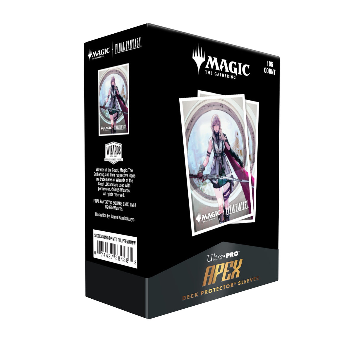 Ultra Pro - Magic: The Gathering - Universes Beyond: Final Fantasy - Lightning, Army of One APEX Deck Protector Sleeves Premium 105ct