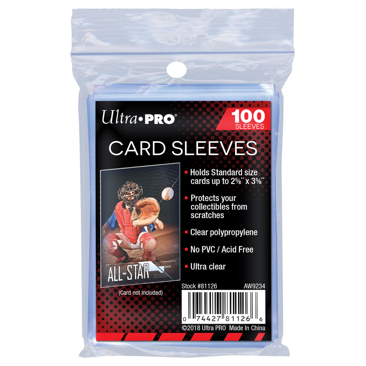 Ultra Pro - 63,5 x 88mm Clear Soft Penny Sleeves (100 sleeves bag)