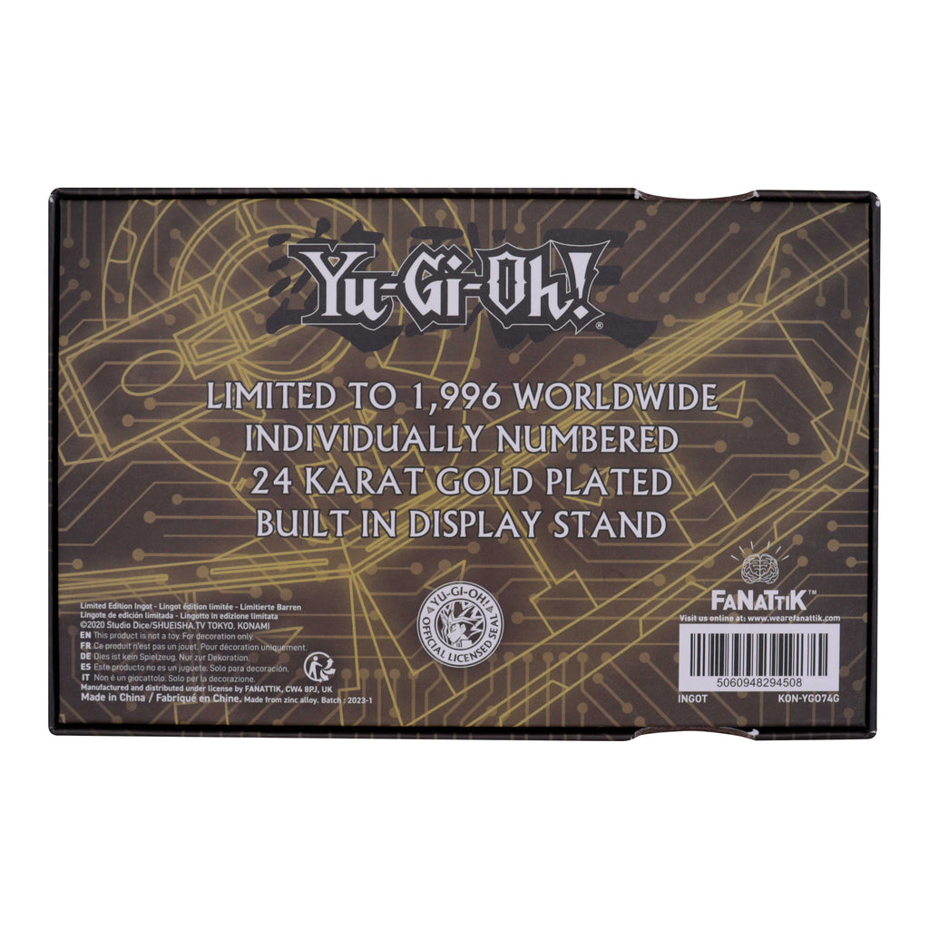Yu-Gi-Oh! - "Duel Disk Mini" Replica 24K Gold Plated Limited Edition