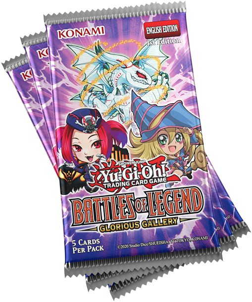 BOX YU-GI-OH! - BATTLE OF LEGEND: GLORIOUS GALLERY (24 BUSTE) - ITA
