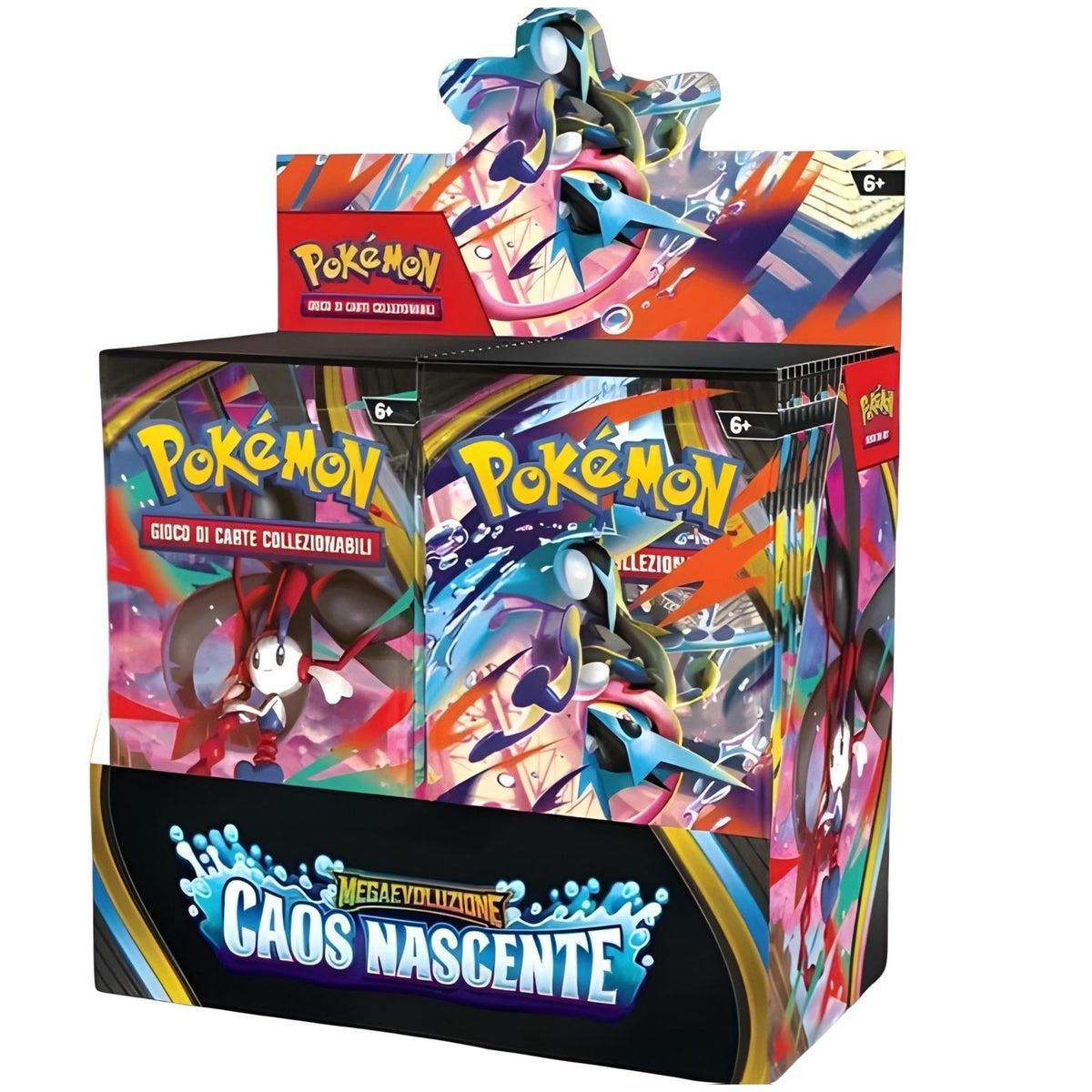 POKEMON - MEGAEVOLUZIONE CAOS NASCENTE - BOX 36 BUSTE ITA