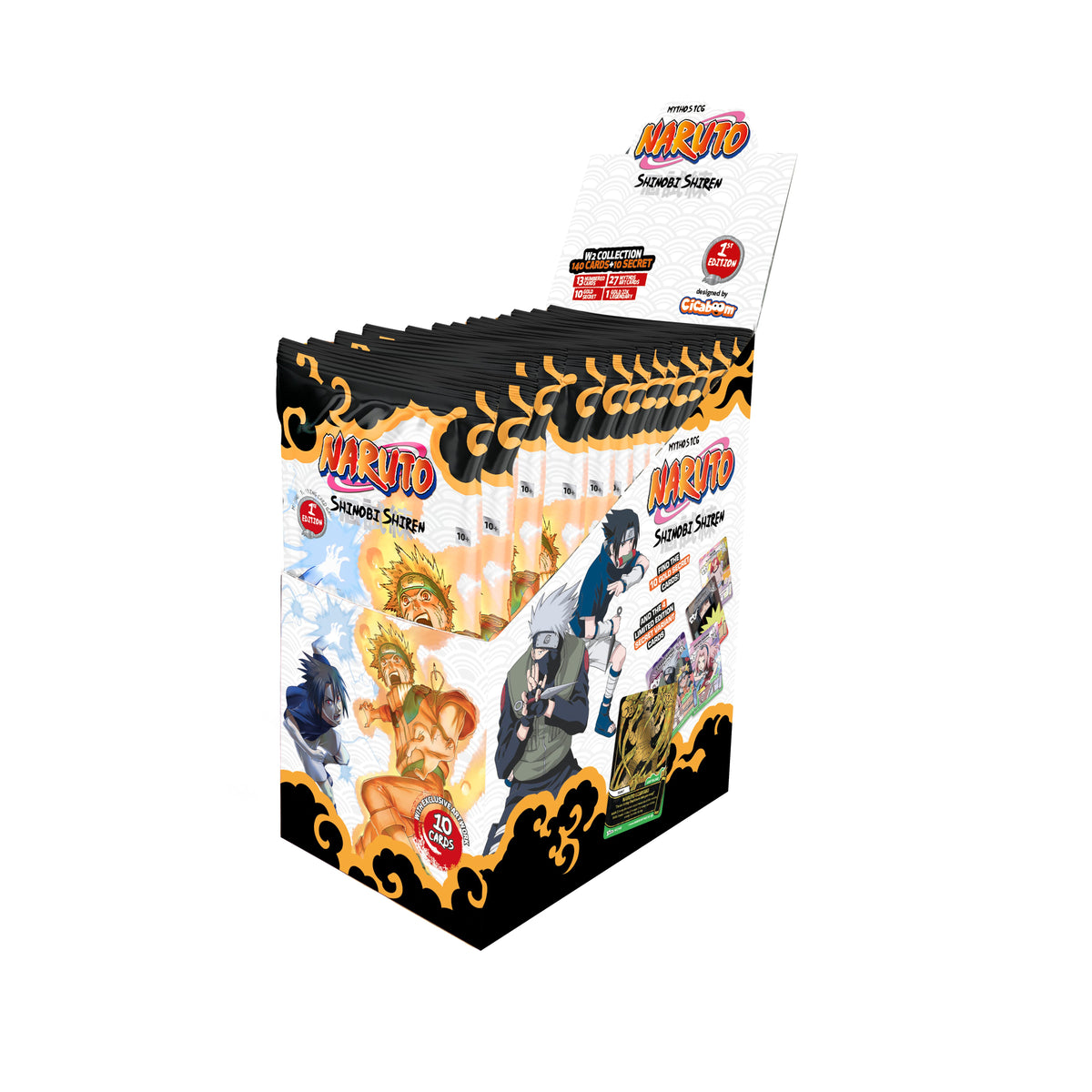 NARUTO MYTHOS TCG -SHINOBI SHIREN - BOX 24 BUSTE - ENG