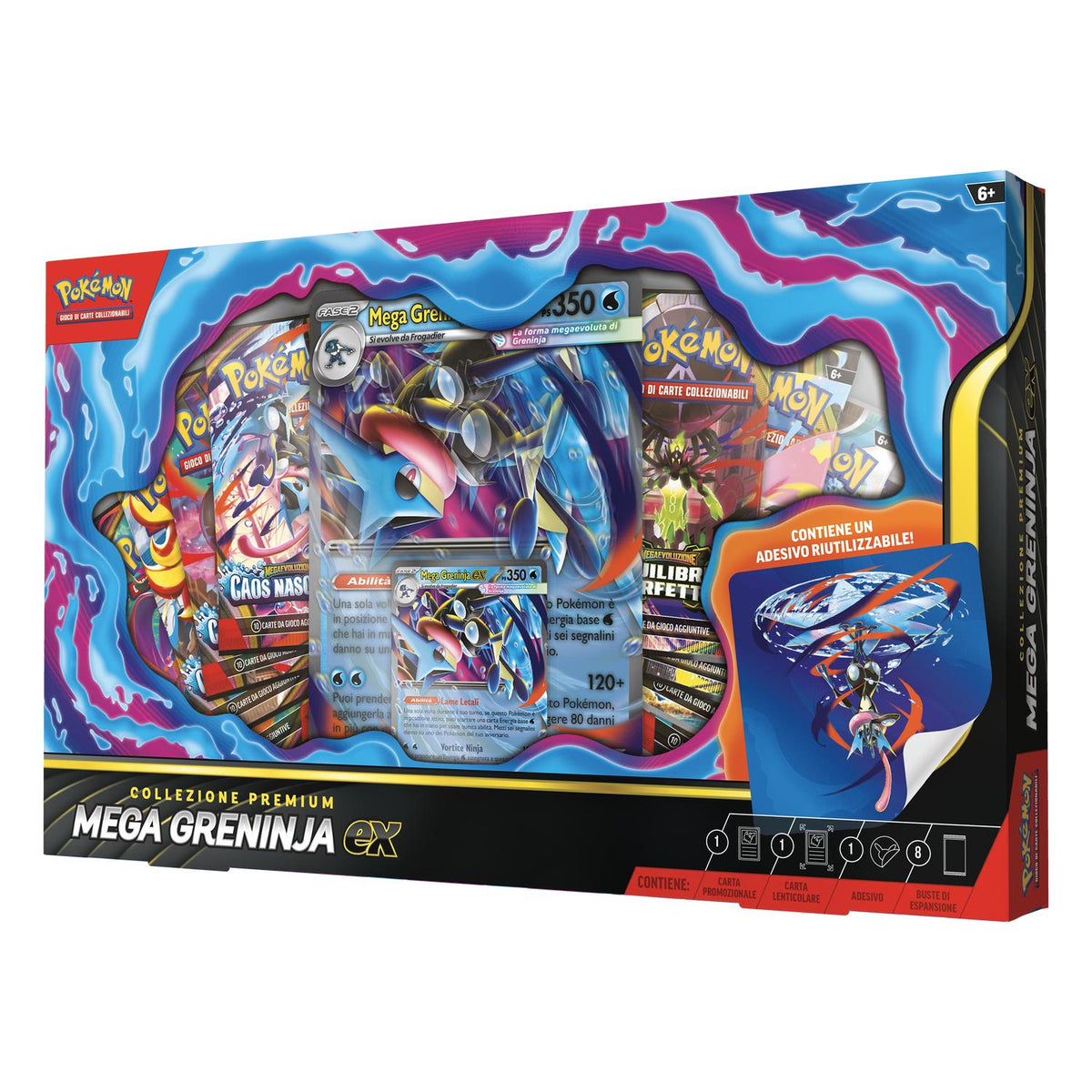 POKEMON - COLLEZIONE PREMIUM MEGA GRENINJA-EX - IT
