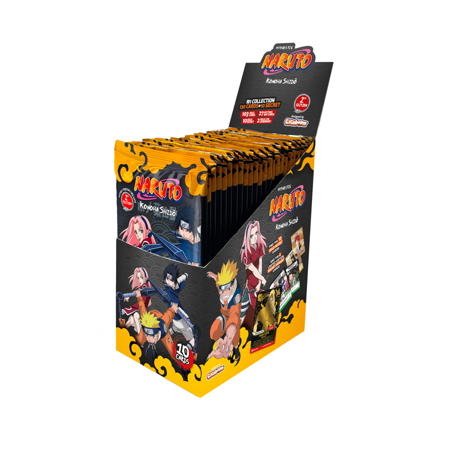 NARUTO MYTHOS TCG - 2ND EDITION - BOX 24 BUSTE - ENG