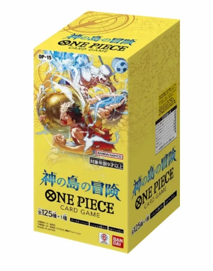 One Piece Adventure On The Island Of The Gods OP-15 Booster Display