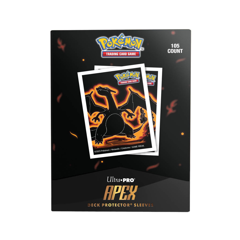 Ultra Pro - Pokémon TCG - Charizard Neon Kanto 105ct Apex Deck Protector Sleeves