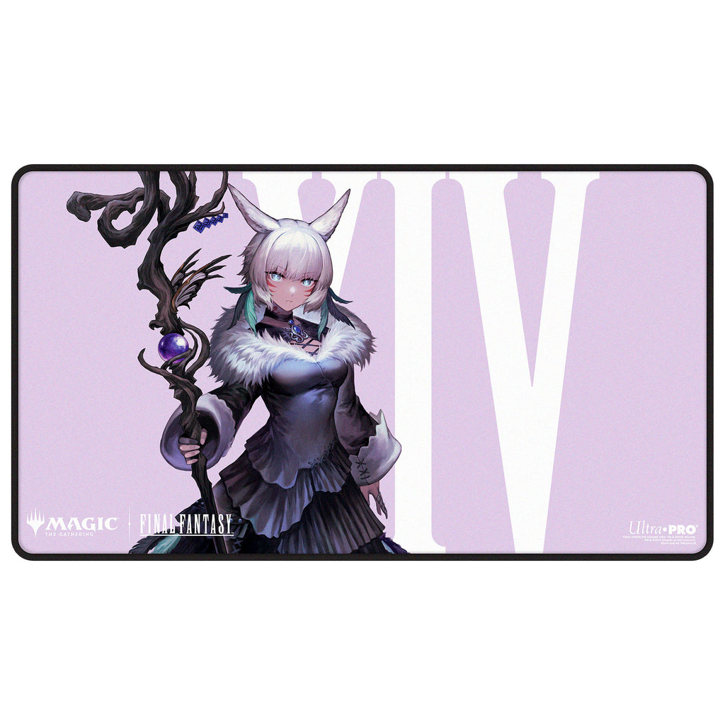 Ultra Pro - Magic: The Gathering - Final Fantasy - Y'shtola, Night's Blessed Black-Stitched Playmat